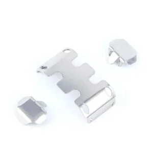 LCX Racing 124th RC Crawler Car Acero Inoxidable Skid_4