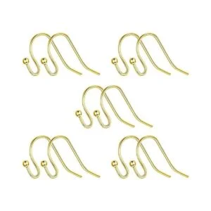 Ganchos para pendientes chapados en oro de 14 quilates_5