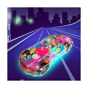 ArtCreativity Juguete de coche transparente iluminado para_5
