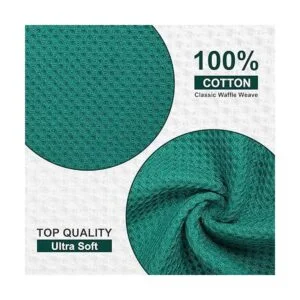 Paños de cocina 100 de tejido gofre paquete de 6_2