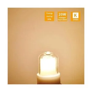 Paquete de 5 bombillas LED E12 de 2 W equivalentes a 20 W_4