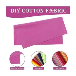 Macarrie Paquete de 40 piezas de tela de color sólido de_5