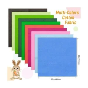 Macarrie Paquete de 40 piezas de tela de color sólido de_2