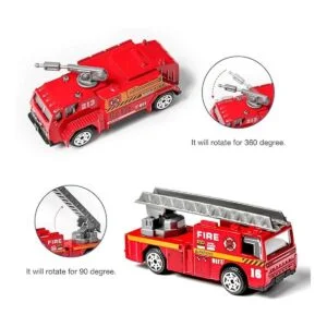 Juego de 14 unidades de vehículos de camiones de bomberos_3