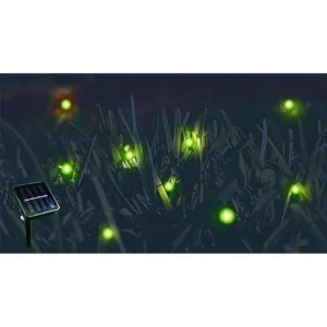 Luces solares de luciérnaga para exteriores con 9 abejas_2