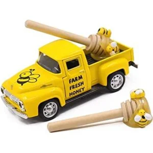 Huray Rayho Mini Farm Fresh Honey Yellow Truck Toy con_1