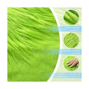 Tela de piel sintética de Navidad esponjosa esponjosa_2