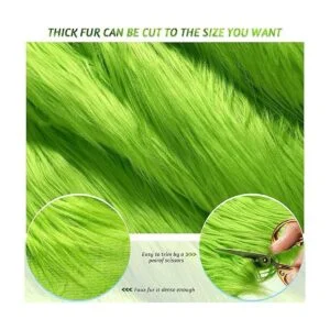 Tela de piel sintética de Navidad esponjosa esponjosa_5