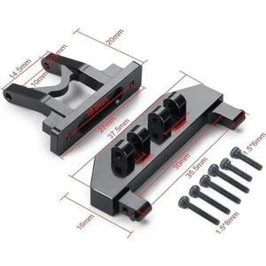 1 Unidades de metal Cuerpo trasero Shell Mount para 124_5