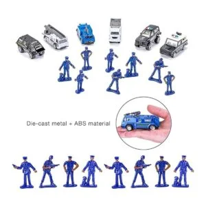 Juego de 14 unidades de vehículos de camión de rescate de_5
