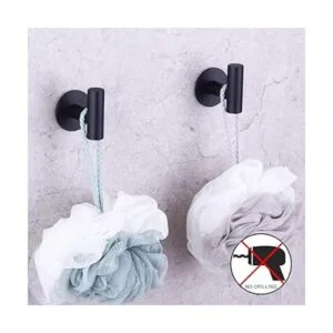 GERZWY Ganchos de pared adhesivos para colgar toallas de_3