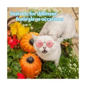 15 piezas pequeñas gafas de sol para mascotas retro perro_4