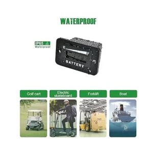 Yooreal Digital 36 V y 48 V medidor de nivel de batería_7