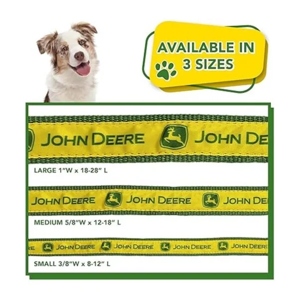 John Deere Collar para perros y gatos con licencia para_4