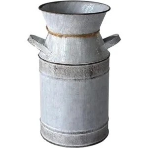 Fauevav Maceta de metal con forma de lata de leche_2