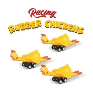 Mcphee Archie Racing Pollos de goma Juego de 3 piezas_2