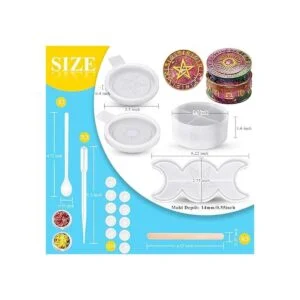 Molde de caja de almacenamiento de resina molde de_2