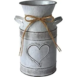 Fauevav Maceta de metal con forma de lata de leche_1