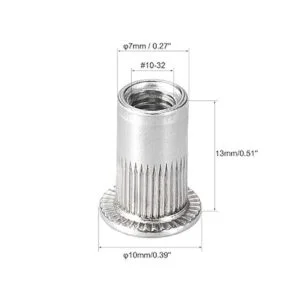 uxcell Tuercas de remache de aleación de aluminio_2