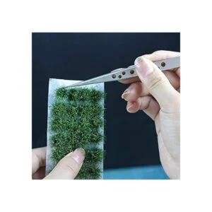 80 unidades de mechones verdes arbustos de tierras bajas_3