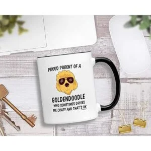 Casitika Goldendoodle Gifts. Taza de café divertida con_2