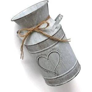 Fauevav Maceta de metal con forma de lata de leche_4