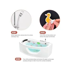 Secopad Pegatinas antideslizantes para bañera 32 piezas_6