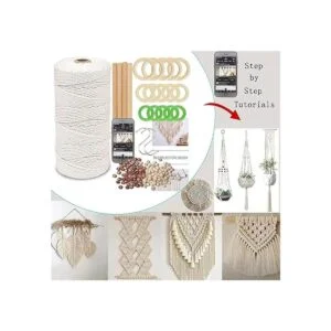 Kit de macramé suministros de macramé de 109 yardas x_2
