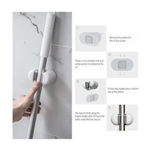 BEZOX Soporte para trapeador 3 piezas de agarre_6