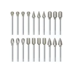 Juego de talla de piedra pulido rebabas de diamante_1