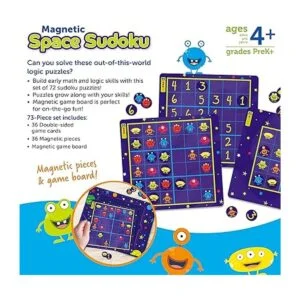 Learning Resources Sudoku Magnetic Space 72 piezas_5