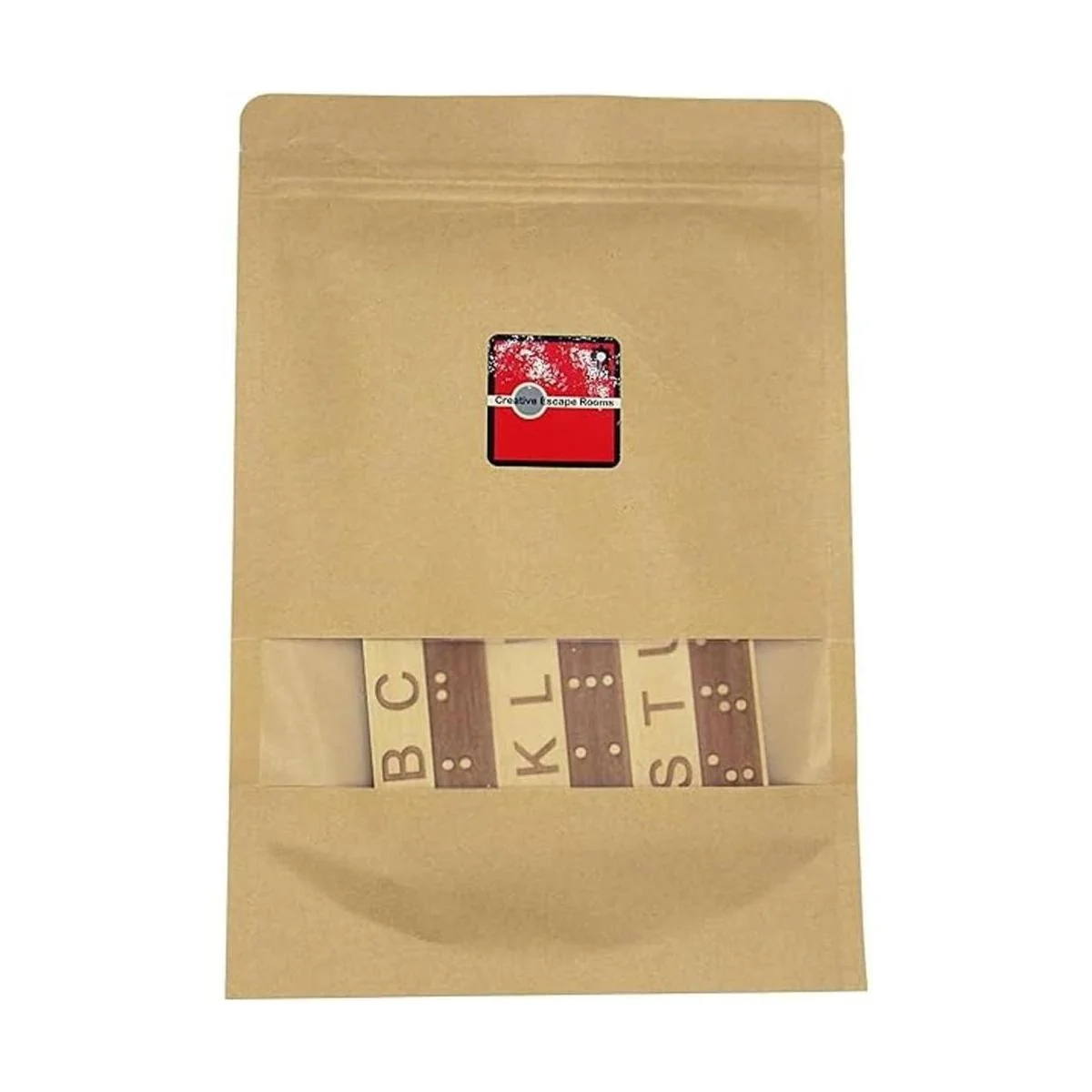 Creative Escape Rooms Tablero de madera braille del_4