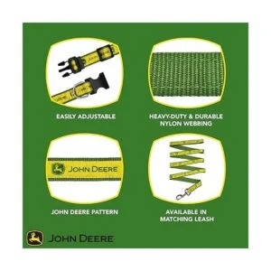 John Deere Collar para perros y gatos con licencia para_6