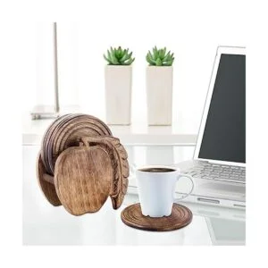 Divit Posavasos de madera para bebidas ecológicos_3