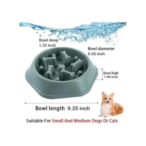 Cuencos de alimentación lenta para perro cuenco de_2