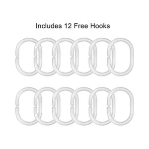 Cortina de ducha floral verde azulado juego de cortina de_3