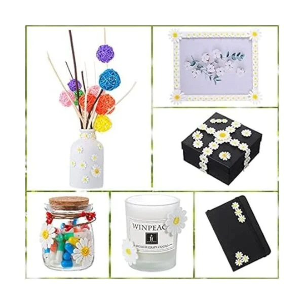 Total de 12 yardas Cintas de margaritas para decoración_2