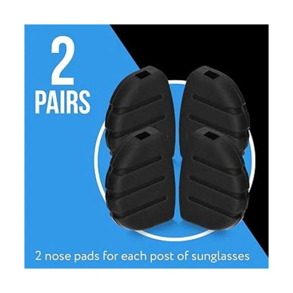 2 pares Almohadillas de nariz Impresa para gafas de sol_3