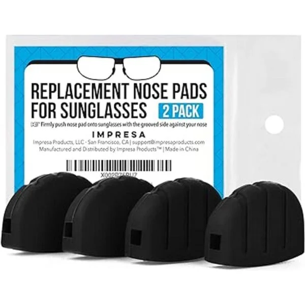 2 pares Almohadillas de nariz Impresa para gafas de sol_5