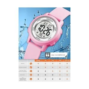 Reloj analógico para niñas niños 3D de dibujos animados_6