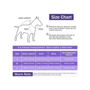 8 piezas de sublimación en blanco para perro ropa de_3