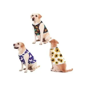 8 piezas de sublimación en blanco para perro ropa de_4