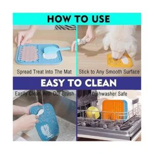 Kwispel Dog Licking Mat 3 Pcs Large Licking Mat for Dogs_4