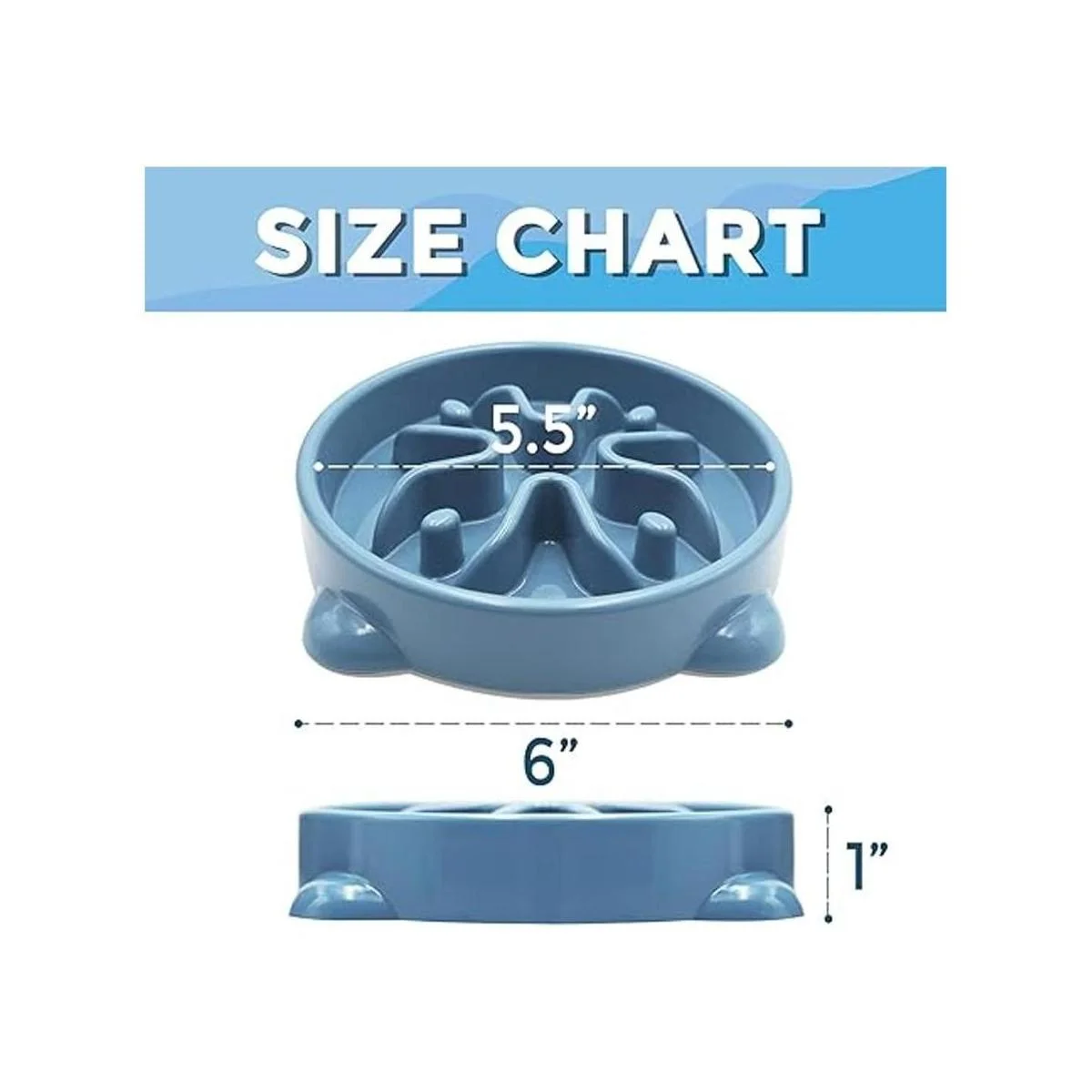 Vannon Slow Feeder Dog Bowls AntiChoking Non Toxic Feeding_2