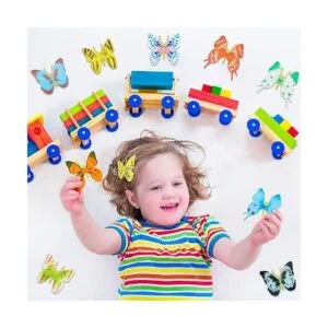 Mariposas de plástico de juguete de acción de mariposas_5