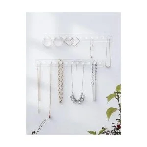 Heesch Soporte para collares ganchos de acrílico para_6