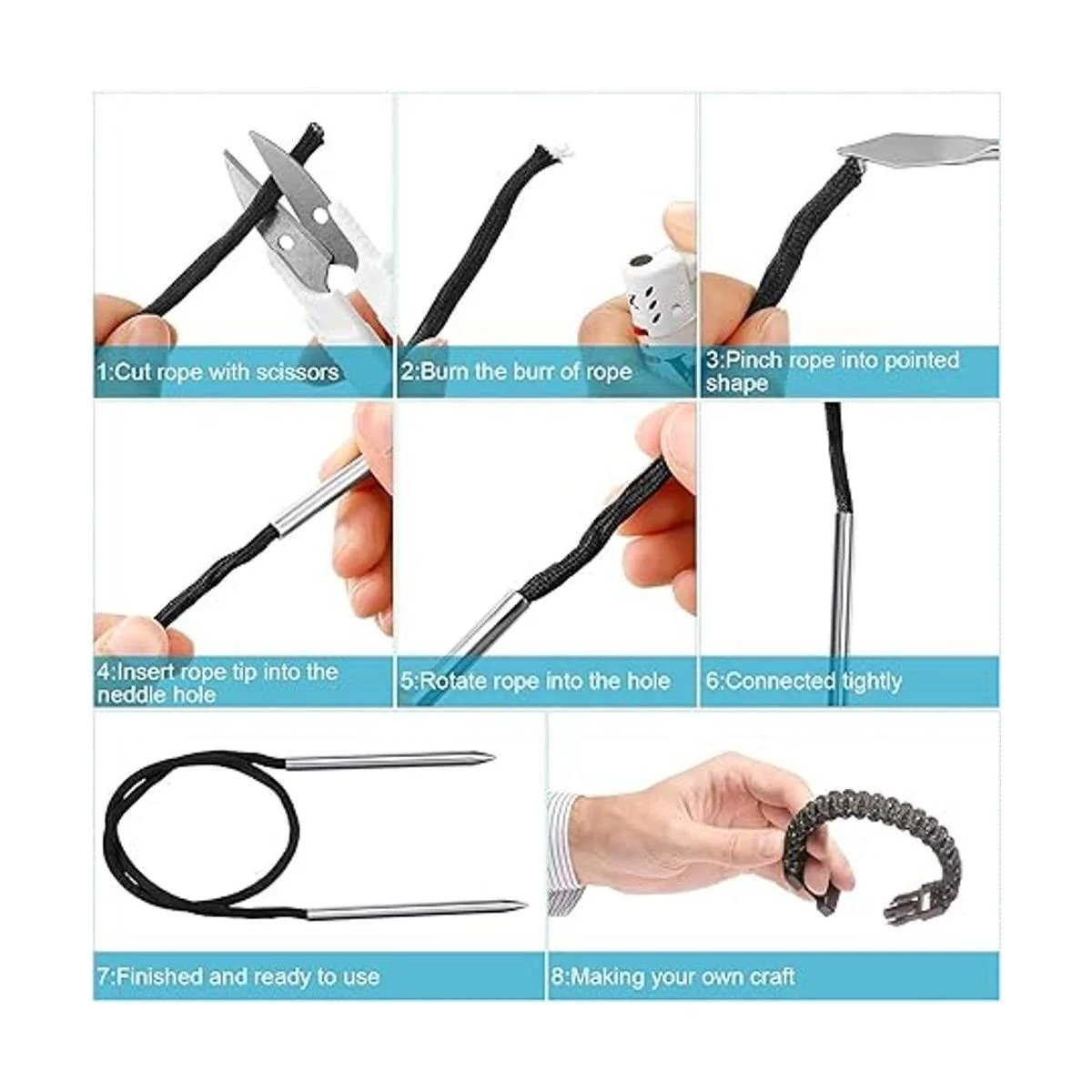 Ferraycle Herramientas de nudo FID Paracord FID Set de_5