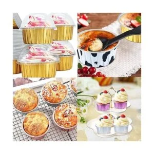 Forros para magdalenas con tapas de cúpula paquete de 50_5