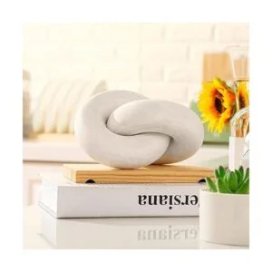 Yalikop Cadena de madera de 2 eslabones decoración de_2