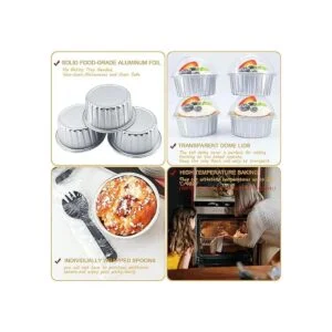 Forros para magdalenas con tapas de cúpula paquete de 50_4